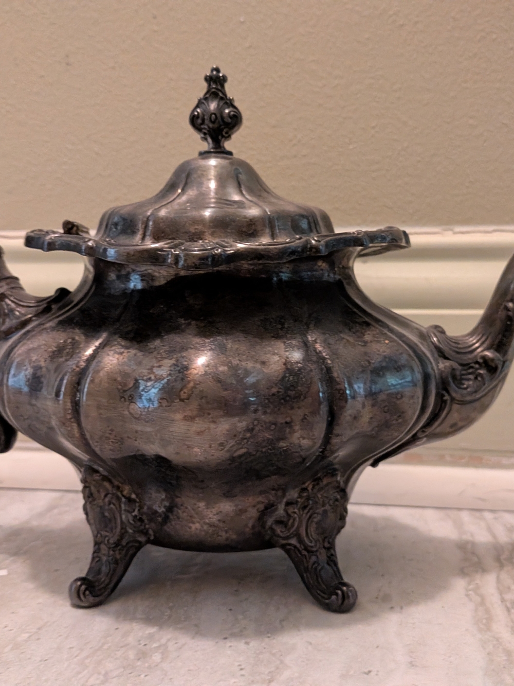 Gorham Silver Strasbourg Tea Pot